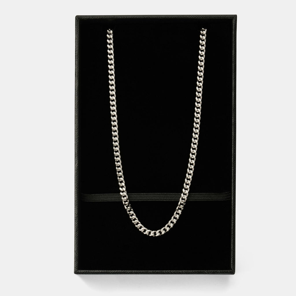 Cuban (Sterling Silver) 4mm