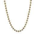 Moon Cut Ball Chain in Solid Gold - 4mm