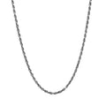 Rope Necklace in Sterling Silver - 4mm