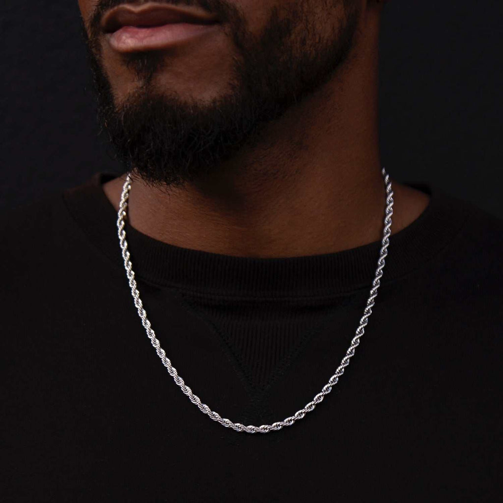 Official MLB Pendant + 4mm Rope Chain Gift Bundle