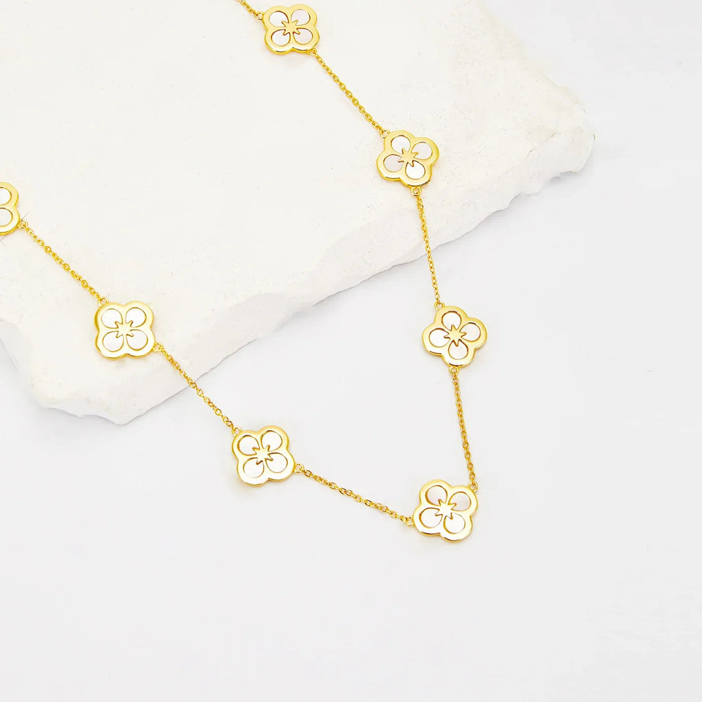 Ventura Multi Clover Necklace