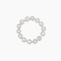 Iced Halo Tennis Bracelet