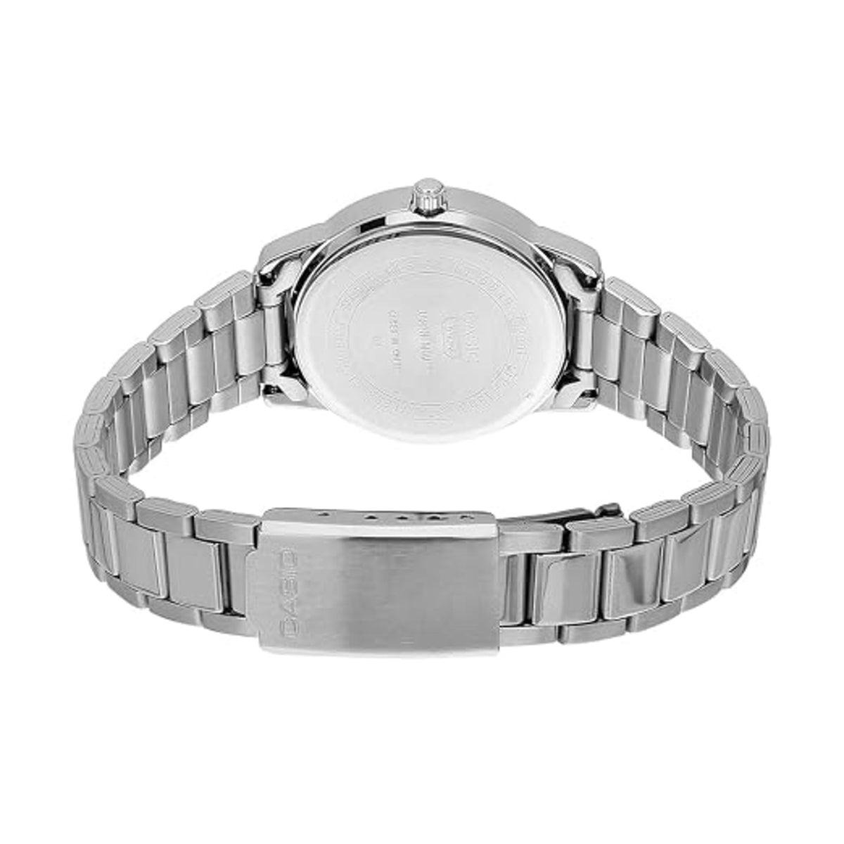 Casio Women’s Silver Stainless Steel Blue Dial Analog Watch - LTP-1303DD-2AVDF