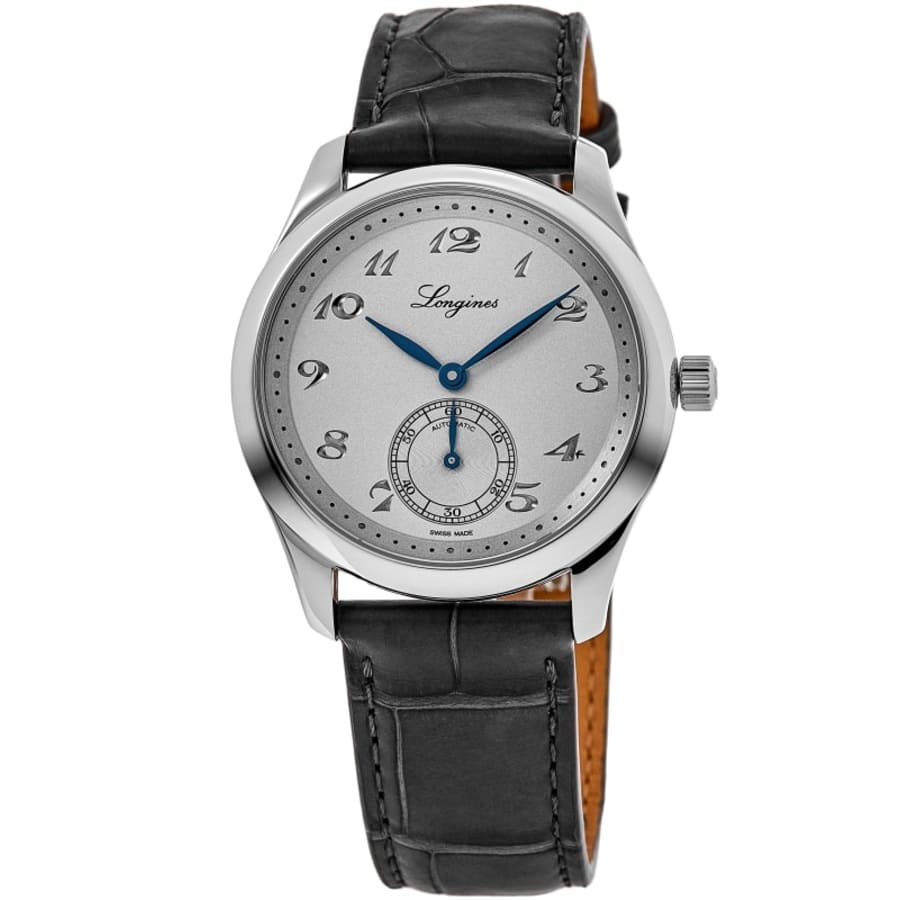 Longines Master Collection Automatic 38.5mm Silver Dial Leather Strap Men's Watch L2.843.4.73.2
