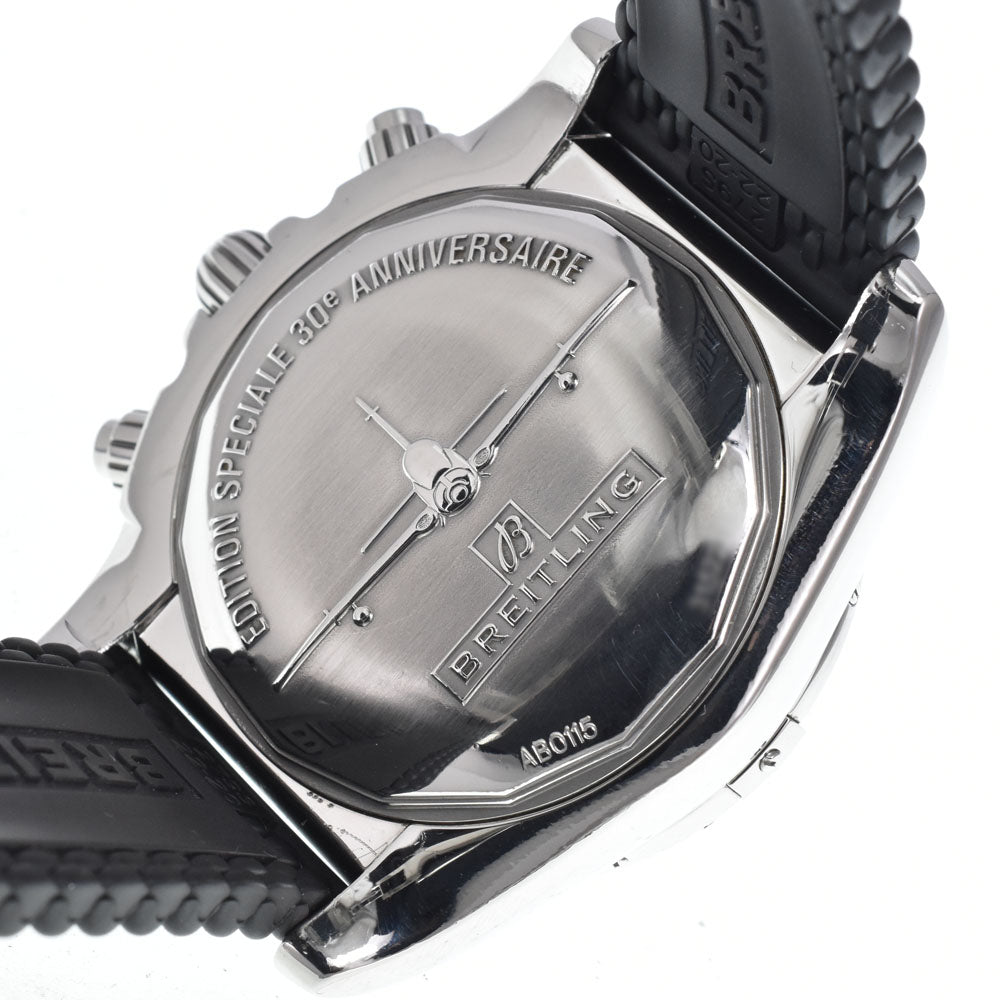 Breitling Chronomat Chronograph Automatic Stainless Steel And Rubber Watch (Pre-Owned)