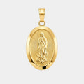 Virgin Mary Pendant (Gold)