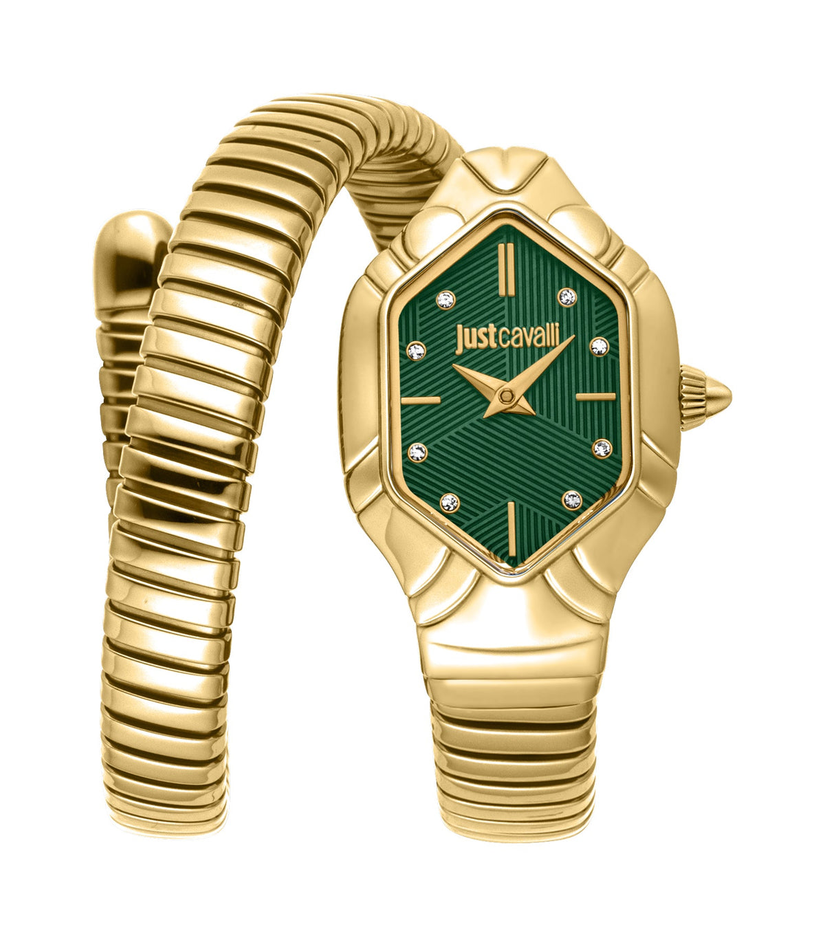Just Cavalli Women's Snake 316L Stainless Steel Watch