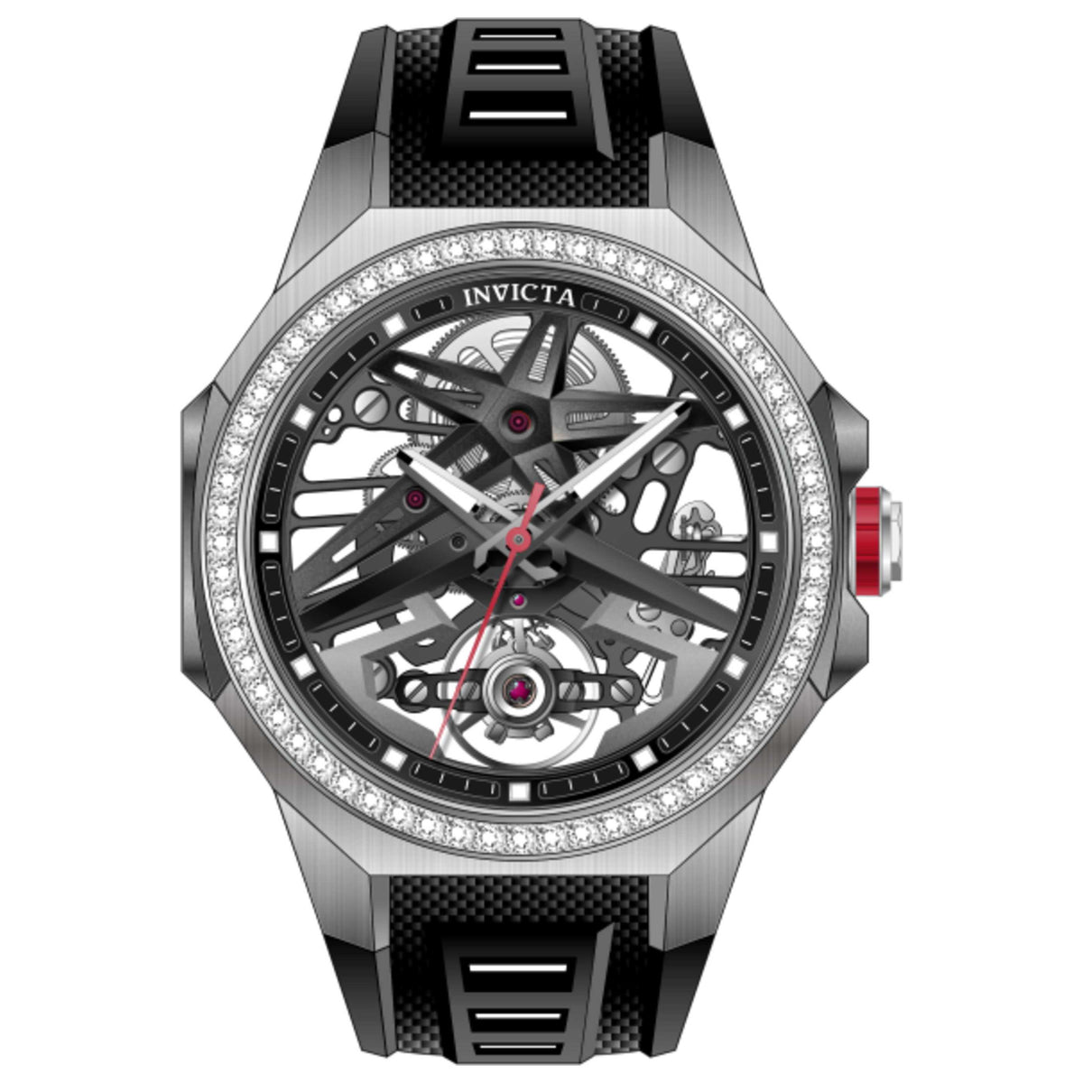 Invicta Men's Objet D Art Diamond 43mm Automatic Watch IN-70124