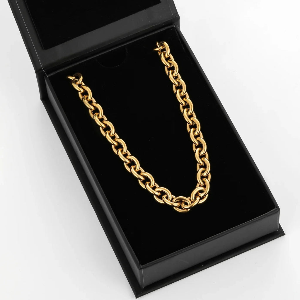 Chunky Rolo Chain Necklace
