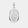 Virgin Mary Pendant (Silver)