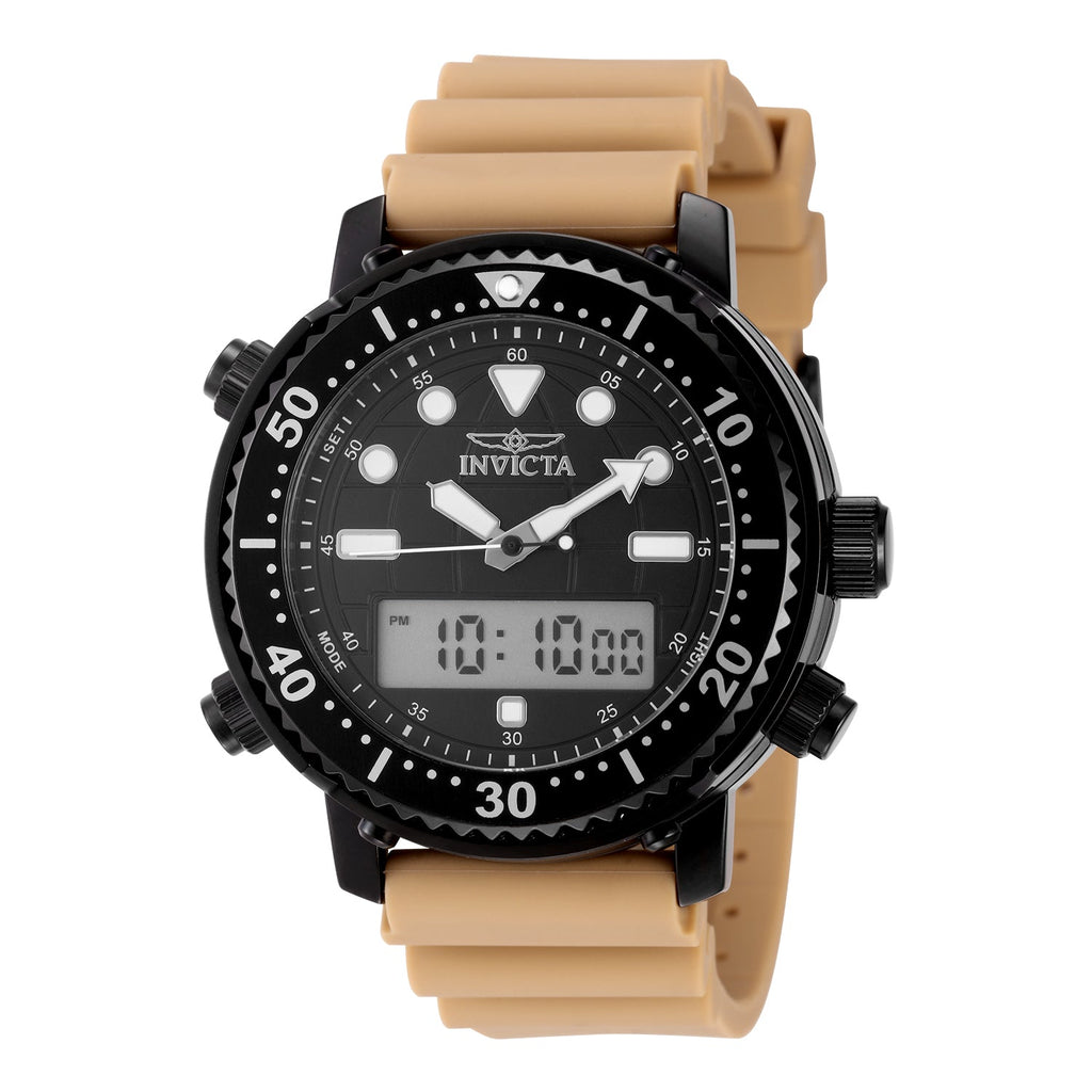 Invicta Men's Pro Diver 46.5mm Beige Quartz Watch