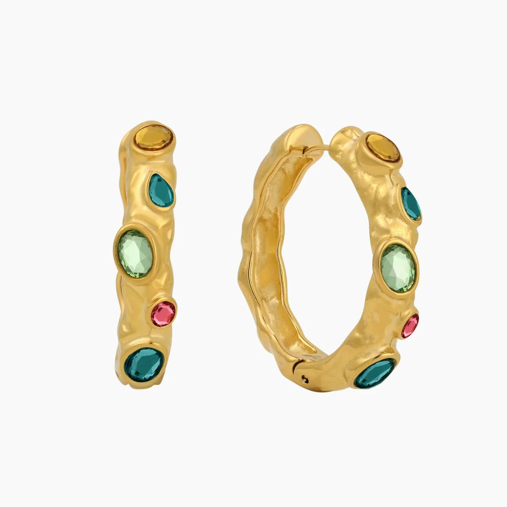 Viva Color Hoop Earrings