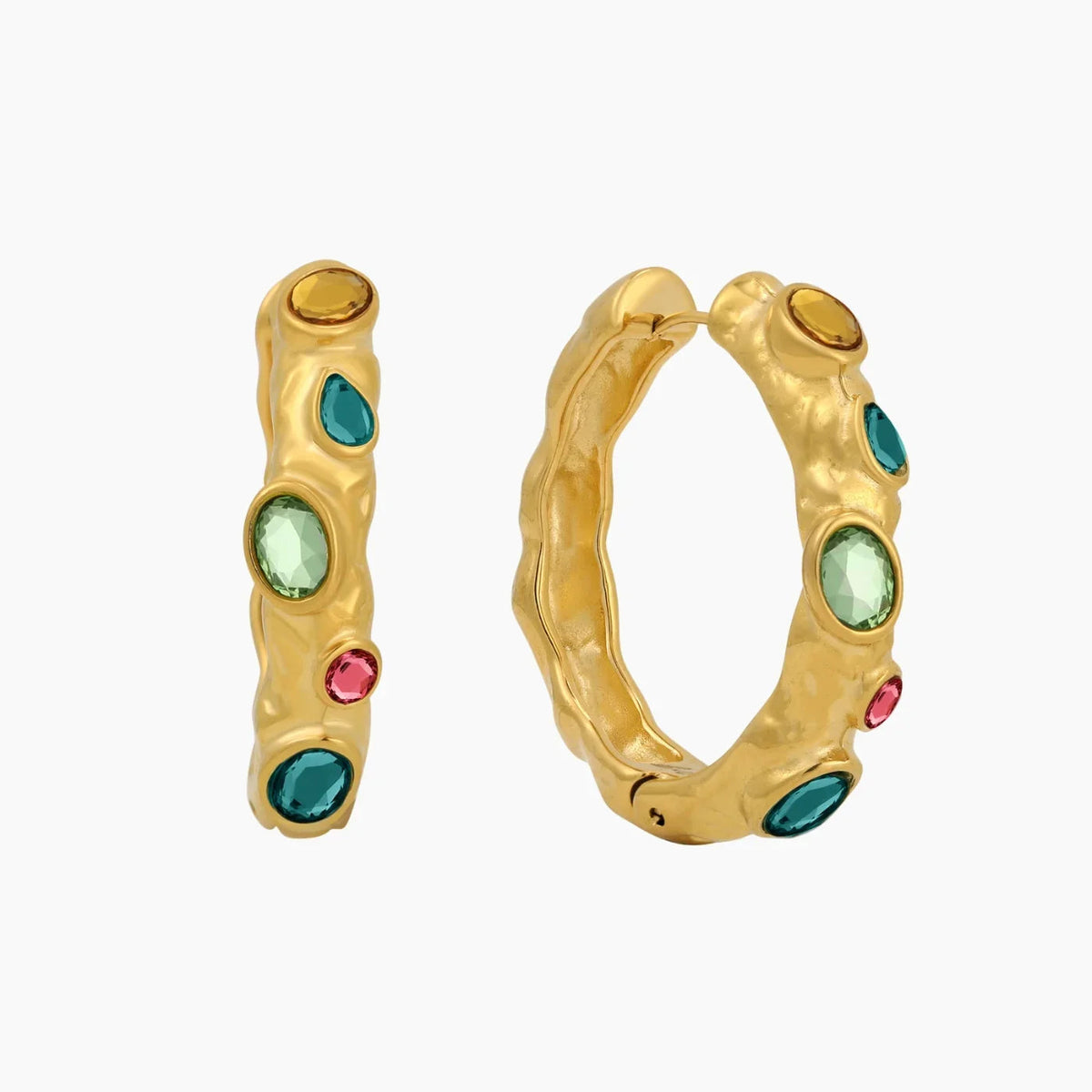 Viva Color Hoop Earrings