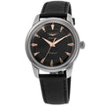 Longines Conquest Heritage Automatic Black Dial Leather Strap Men's Watch L1.650.4.52.2