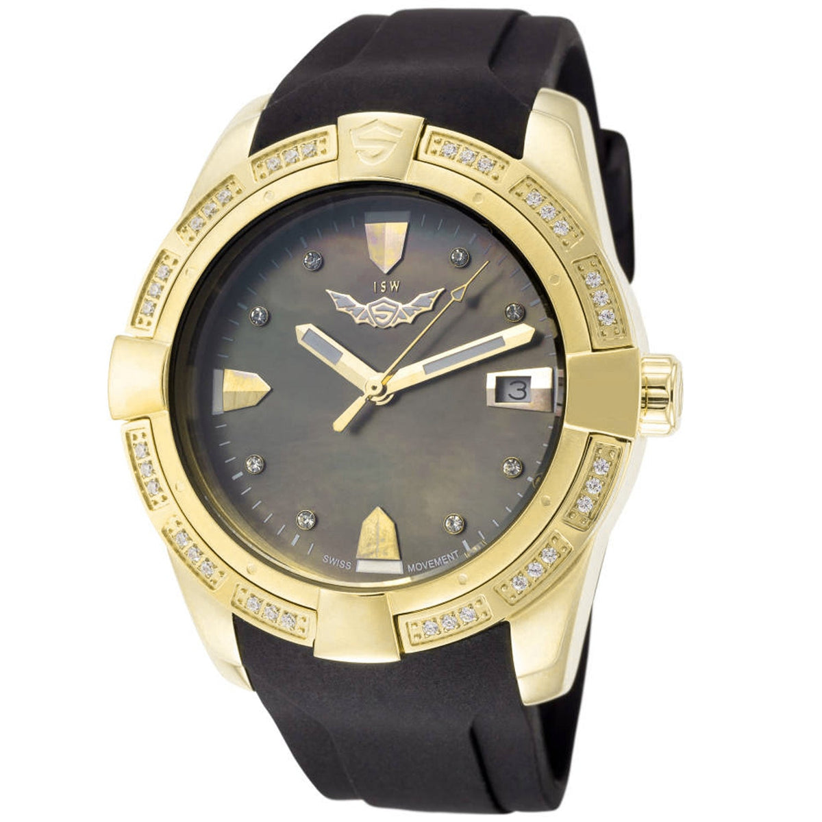 ISW Women's Classic Black Dial Watch