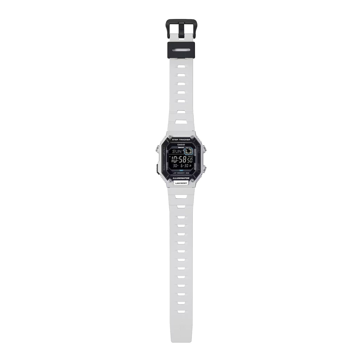 Casio Men's Digital Watch with Gray Band - WS-B1000-8BVCF