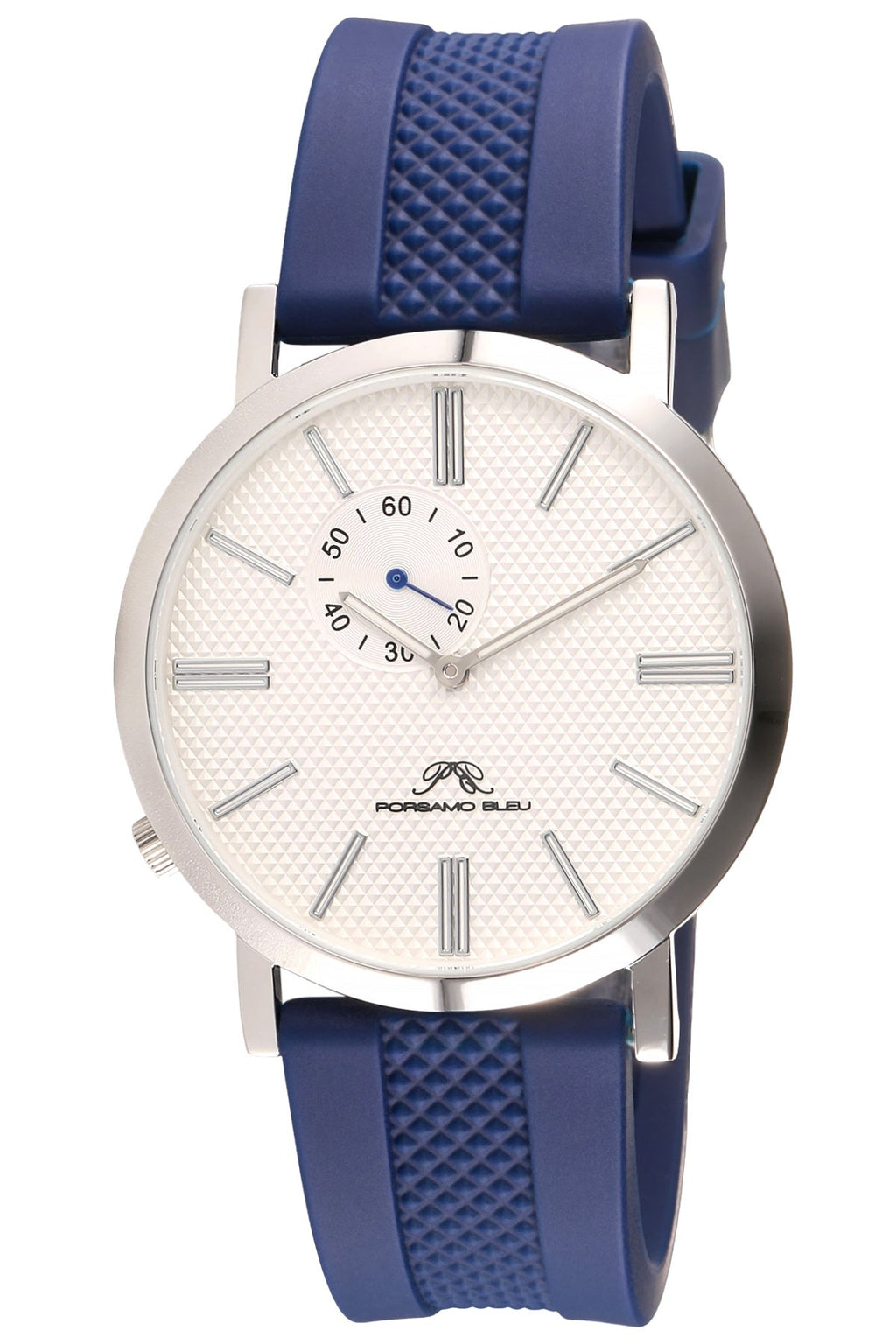Porsamo Bleu Men's Bennett Silicone Band Watch 1461DBER