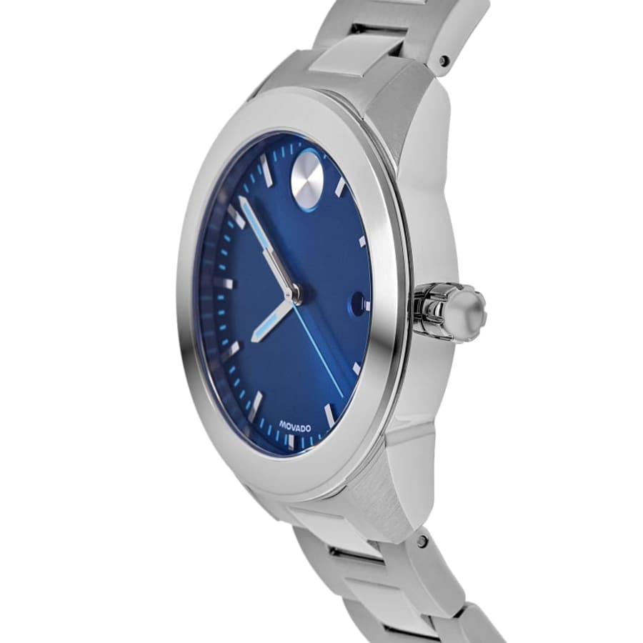 Movado Bold Blue Dial Stainless Steel Men's Watch 3601319