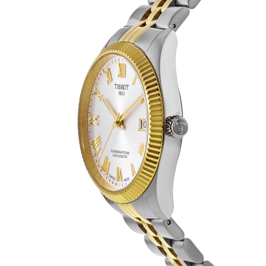 Tissot Ballade Automatic 39mm Silver Dial Two-Tone Stainless Steel Men's Watch T156.408.22.033.00