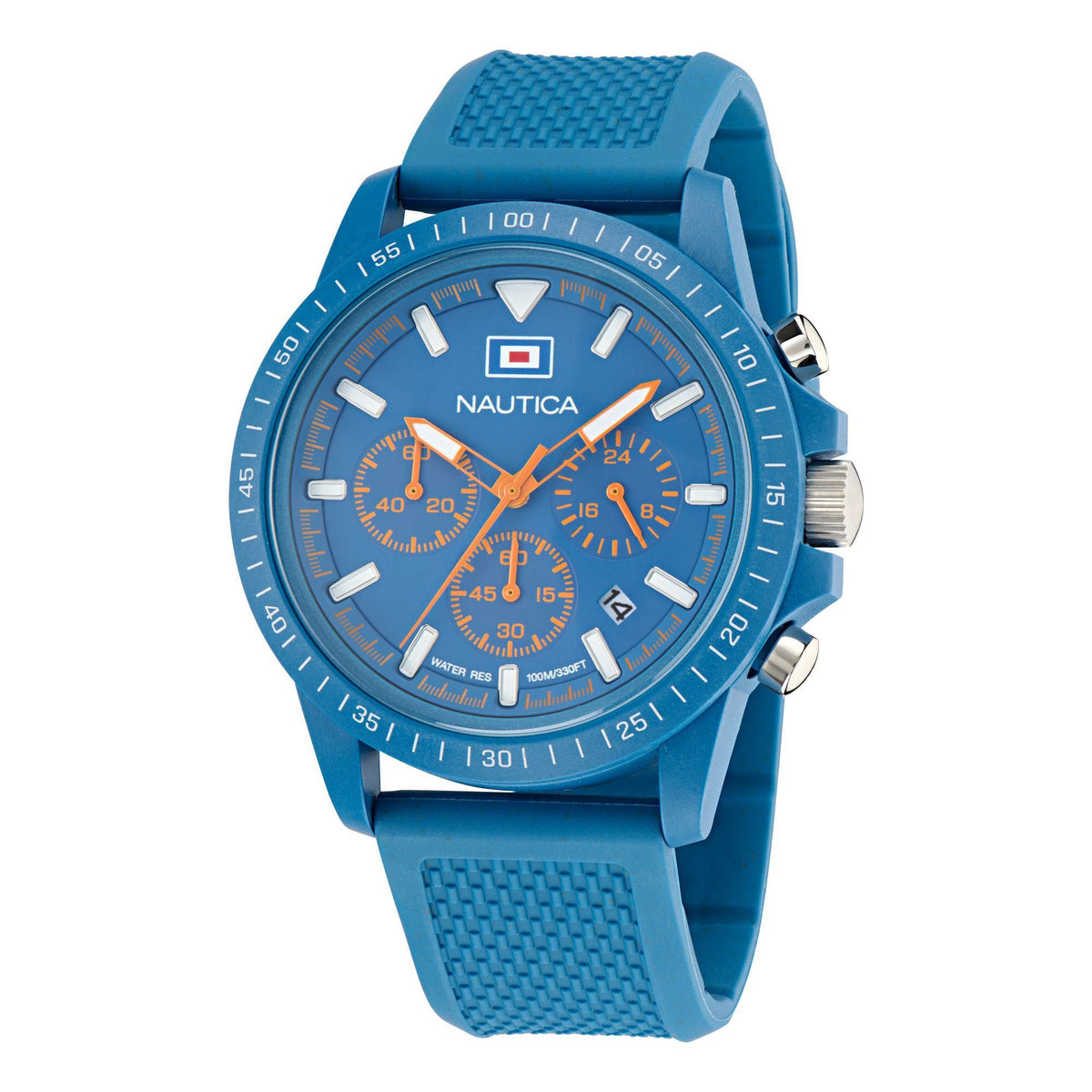 Nautica Mens Nautica One Wheat Fiber Analog Watch