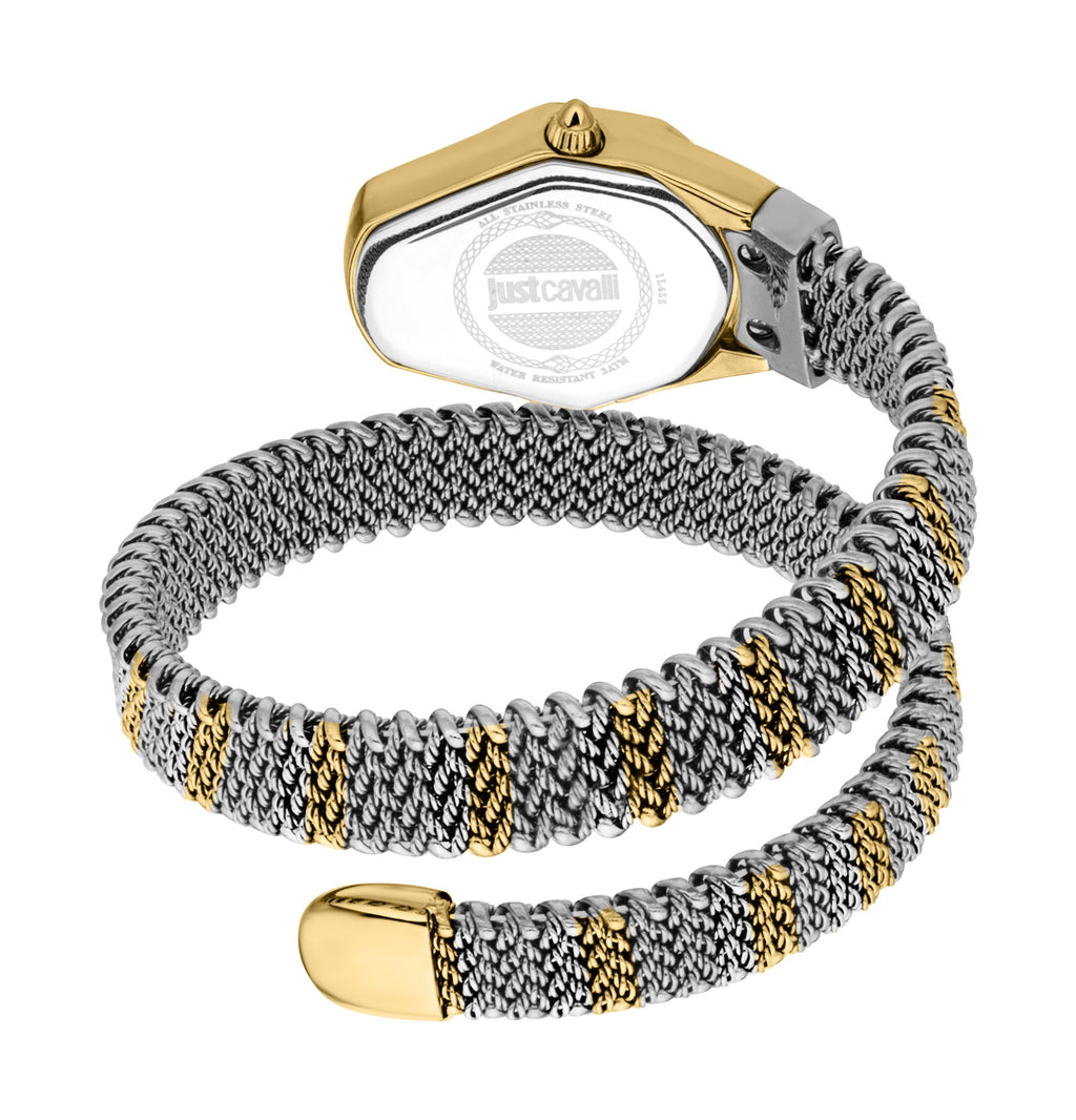 Just Cavalli Women's Snake 316L Stainless Steel Watch