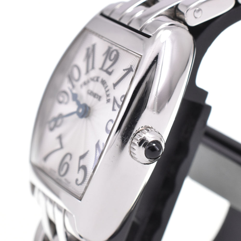 Franck Muller Cintree Curvex Quartz Stainless Steel Watch (Pre-Owned)