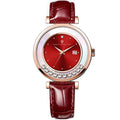 Christian Van Sant Women's Bria Red Dial Watch