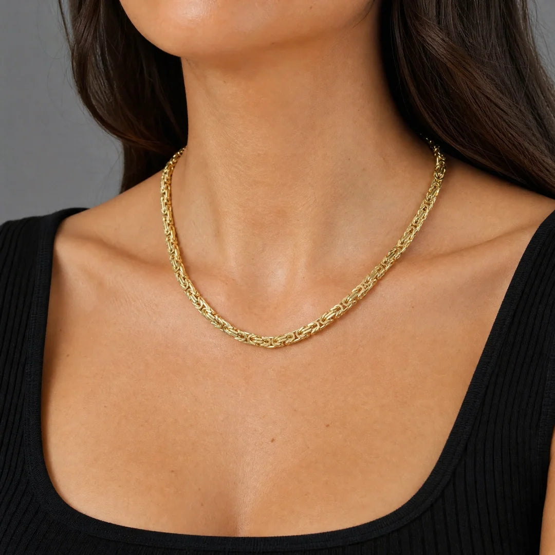 Women's Byzantine Chain (Gold) - 6mm