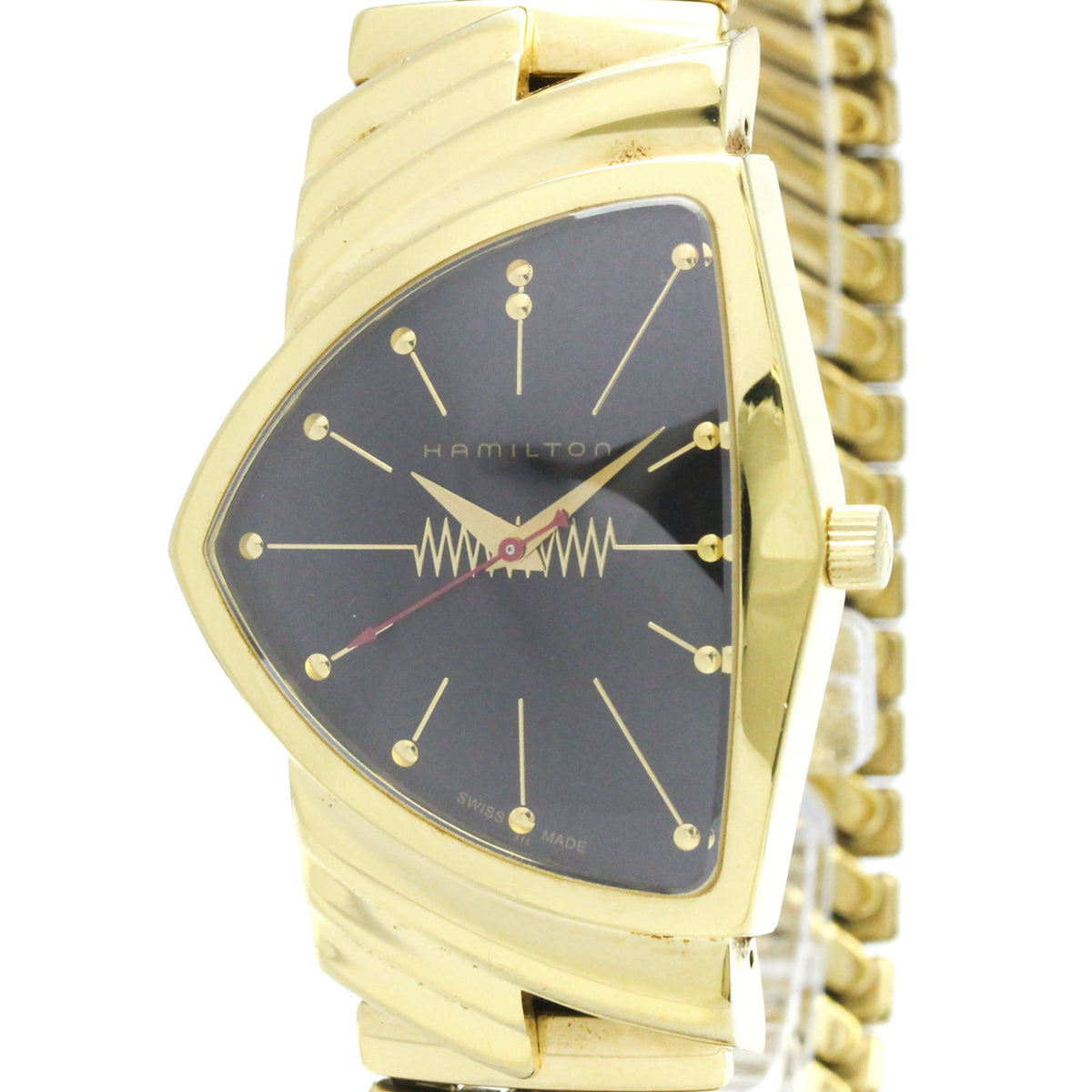 Hamilton Ventura gold Plated Wristwatch (Pre-Owned)
