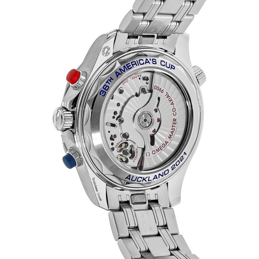Omega Seamaster Diver 300M Chronograph Limited Edition 36'th America's Cup Blue Dial Stainless Steel Men's Watch 210.30.44.51.03.002