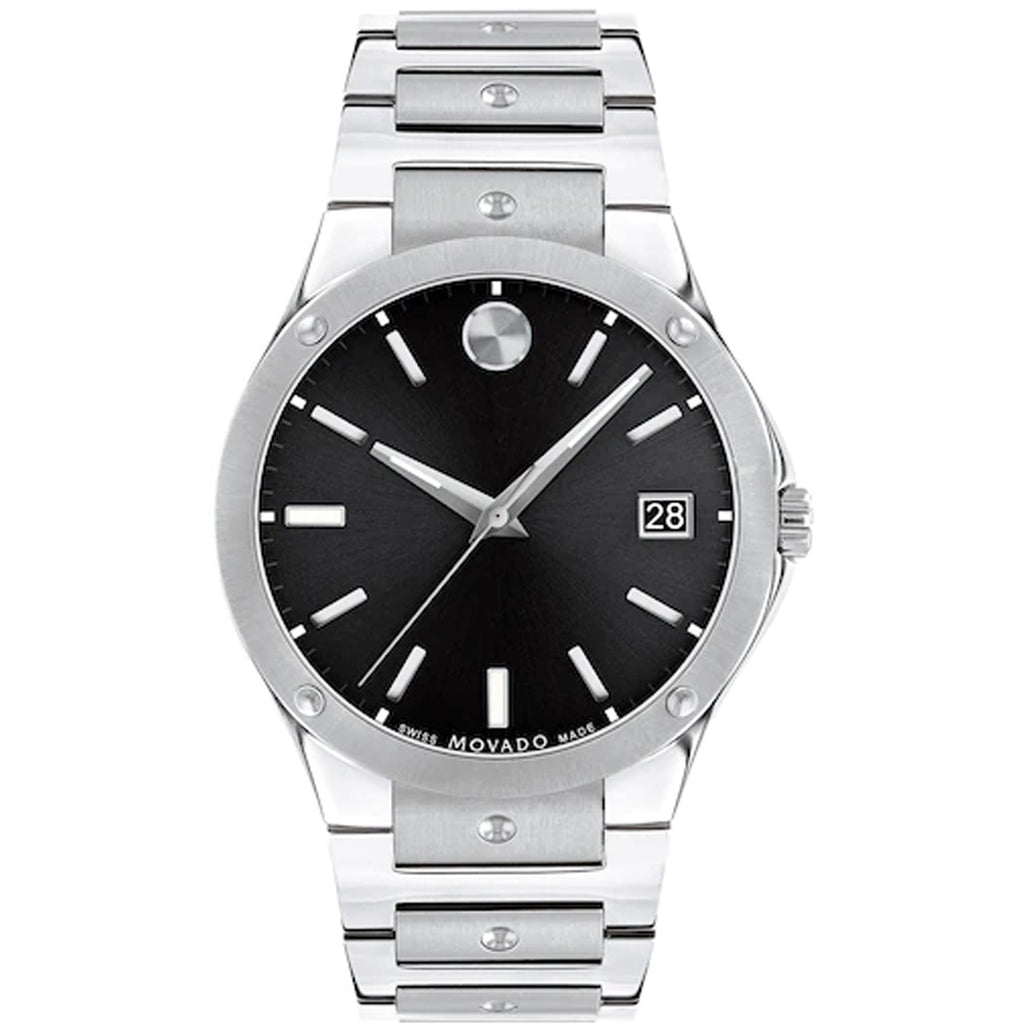 Movado Men's SE Black Dial Watch