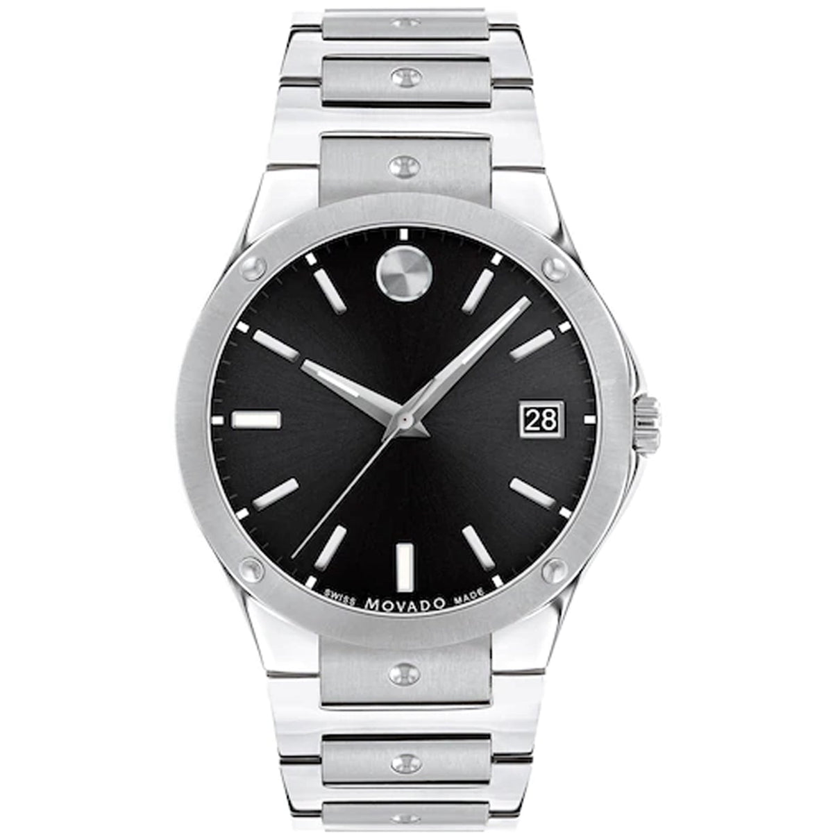 Movado Men's SE Black Dial Watch