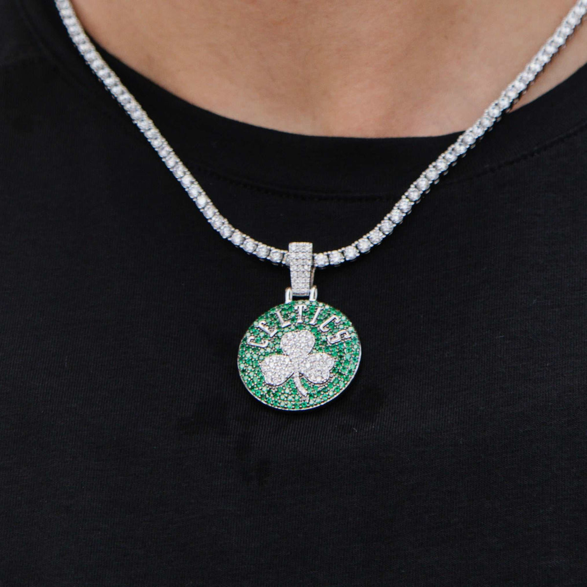 Boston Celtics Official NBA Logo Pendant