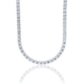 Moissanite Diamond Tennis Chain in Sterling Silver - 5mm