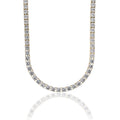 Men's Moissanite Diamond Tennis Chain in Yellow Gold Vermeil - 5mm