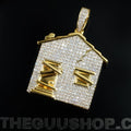 Hip Hop Micro-inlaid AAA CZ Cute House Pendant