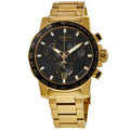 Tissot Supersport Chrono Quartz Black Dial PVD Coated Stainless Steel Men's Watch