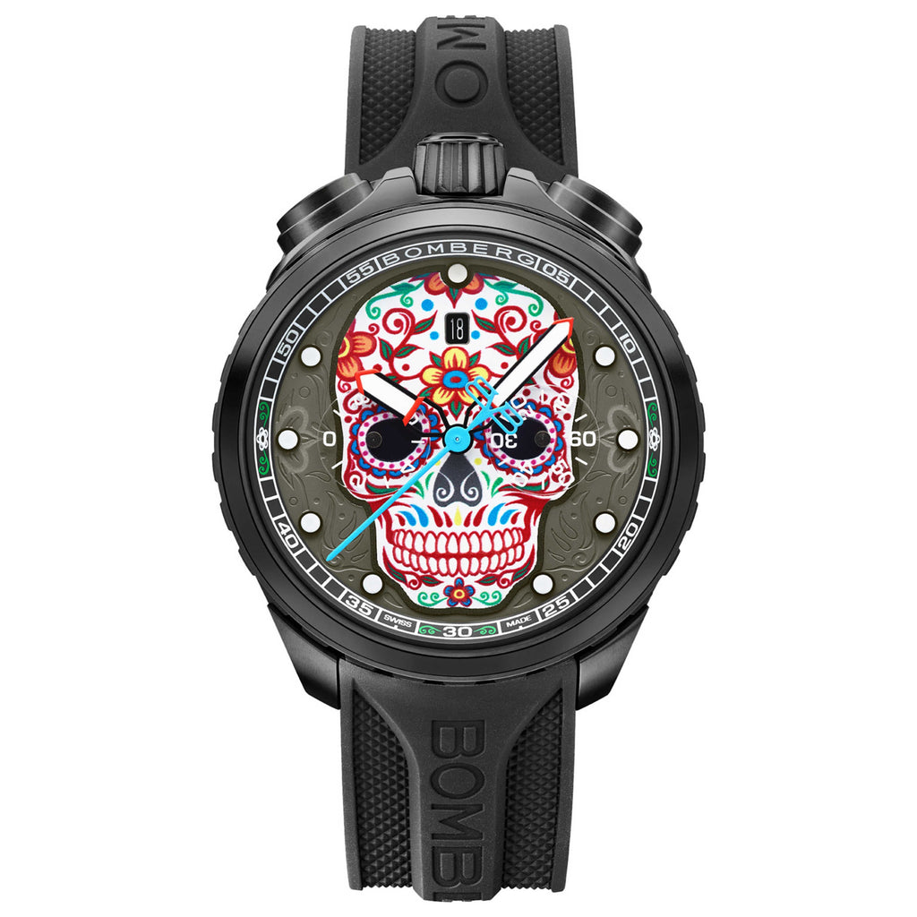 Bomberg Men's BOLT-68 Heritage 45mm Quartz Watch BS45CHPBA.060-2.11