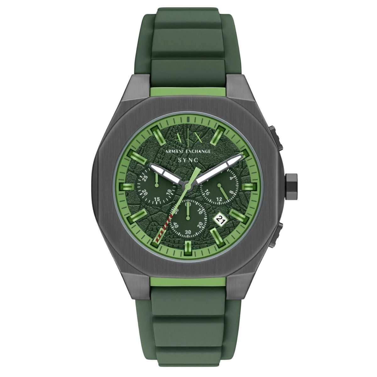 Armani Exchange Men's Sync Green Dial Watch