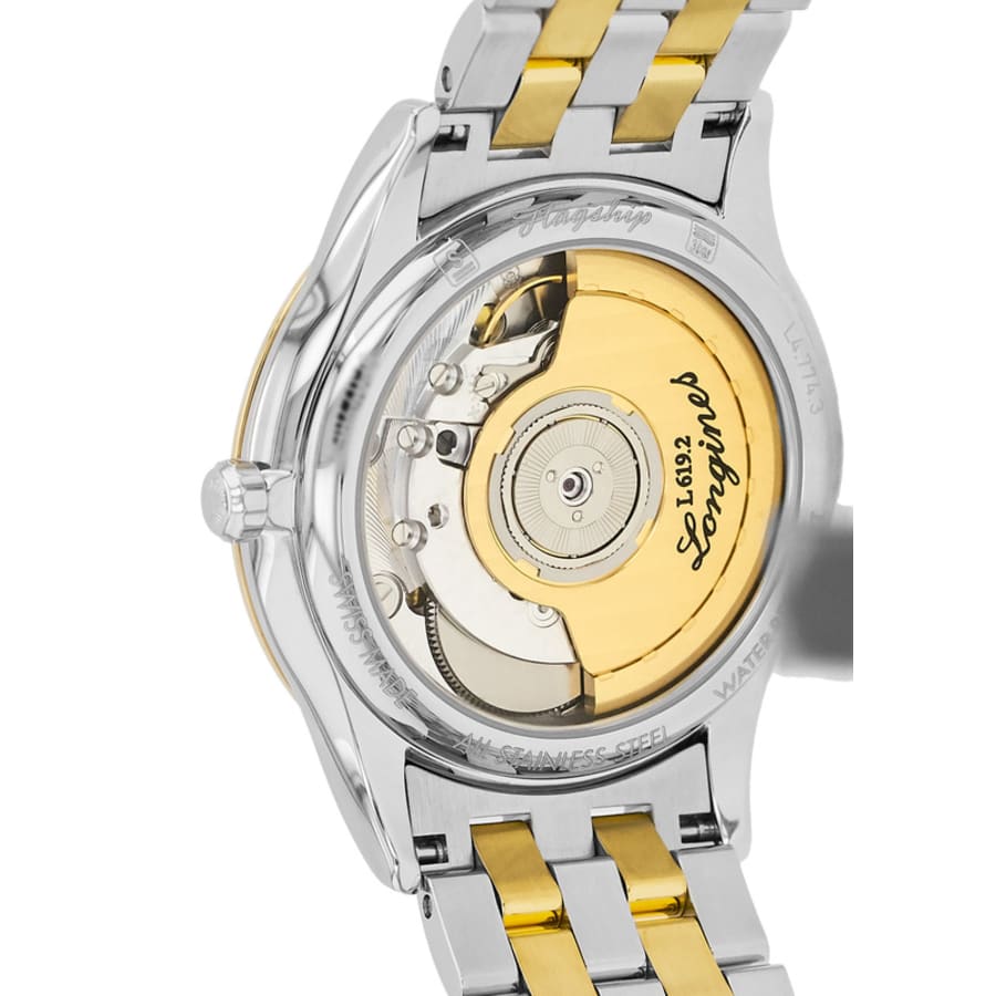 Longines Flagship Automatic Champagne Dial Two Tone  Unisex Watch L4.774.3.37.7