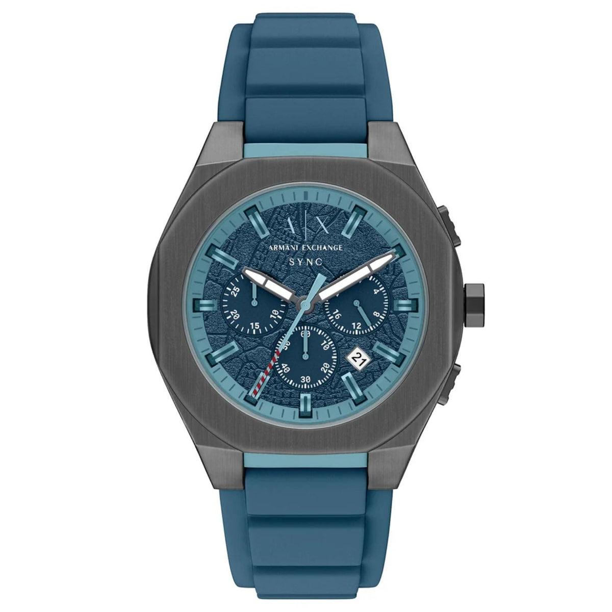 Armani Exchange Men's Sync Blue Dial Watch