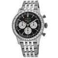 Breitling Navitimer B01 Chronograph 46 Black Dial Steel Men's Watch AB0137211B1A1