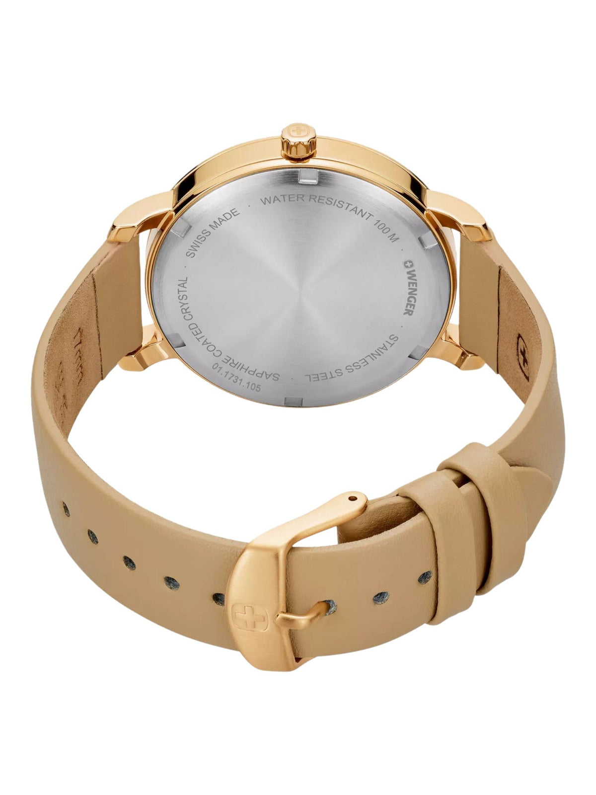 Wenger Swiss Army Ladies 01.1731.105 Metropolitan Donnissima Beige Dial Watch 38mm