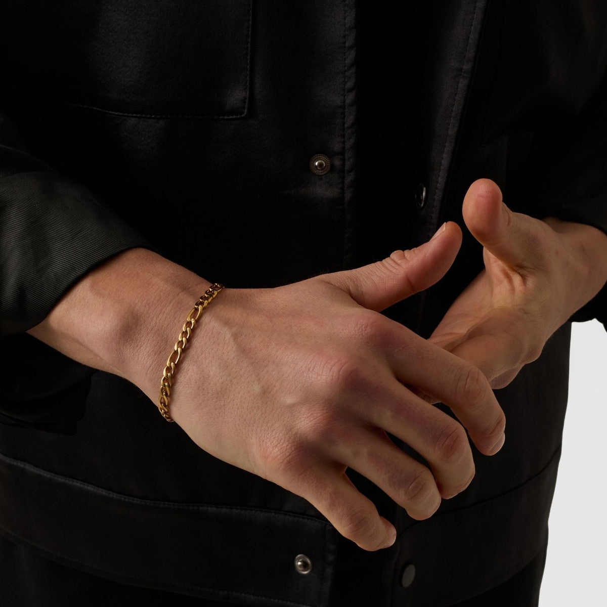 Figaro Bracelet (Gold) 5mm