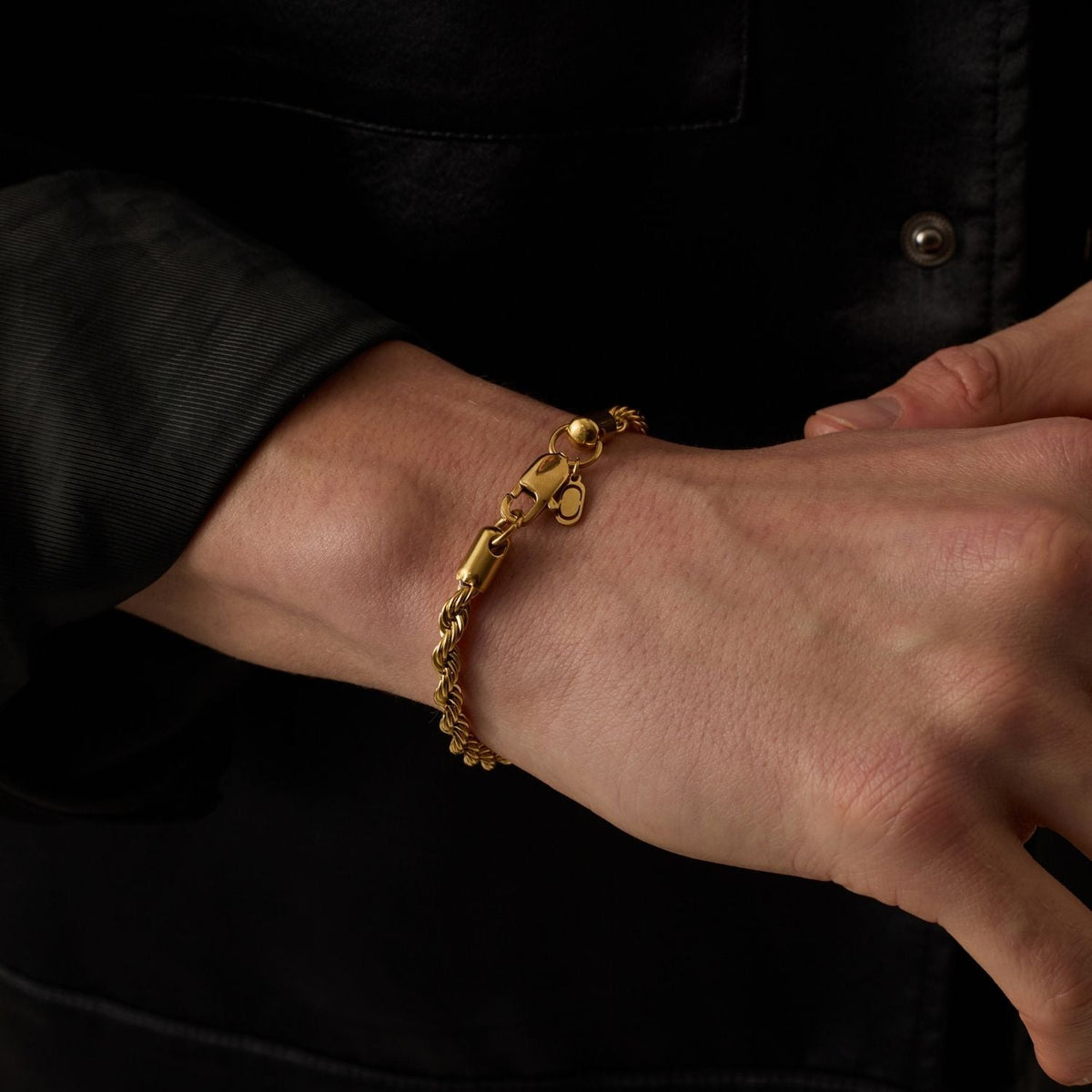Rope Bracelet (Gold) 5mm