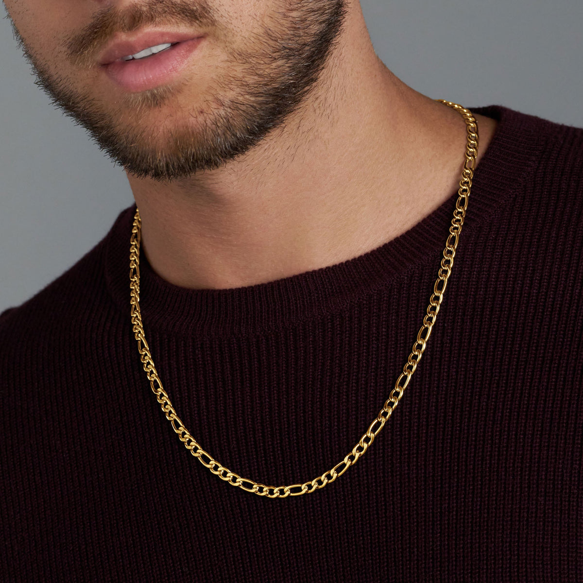 Figaro Chain (Gold) - 5mm
