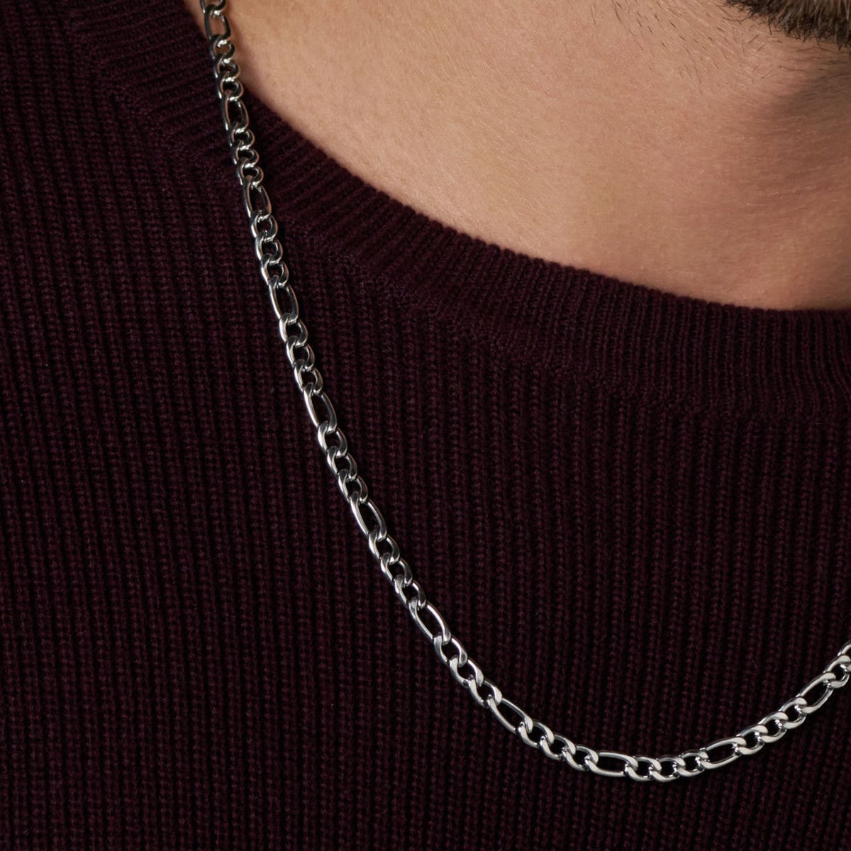 Figaro Chain (Silver) - 5mm