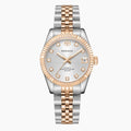 DORADO Rose Two Tone Timeless Watch - Silver
