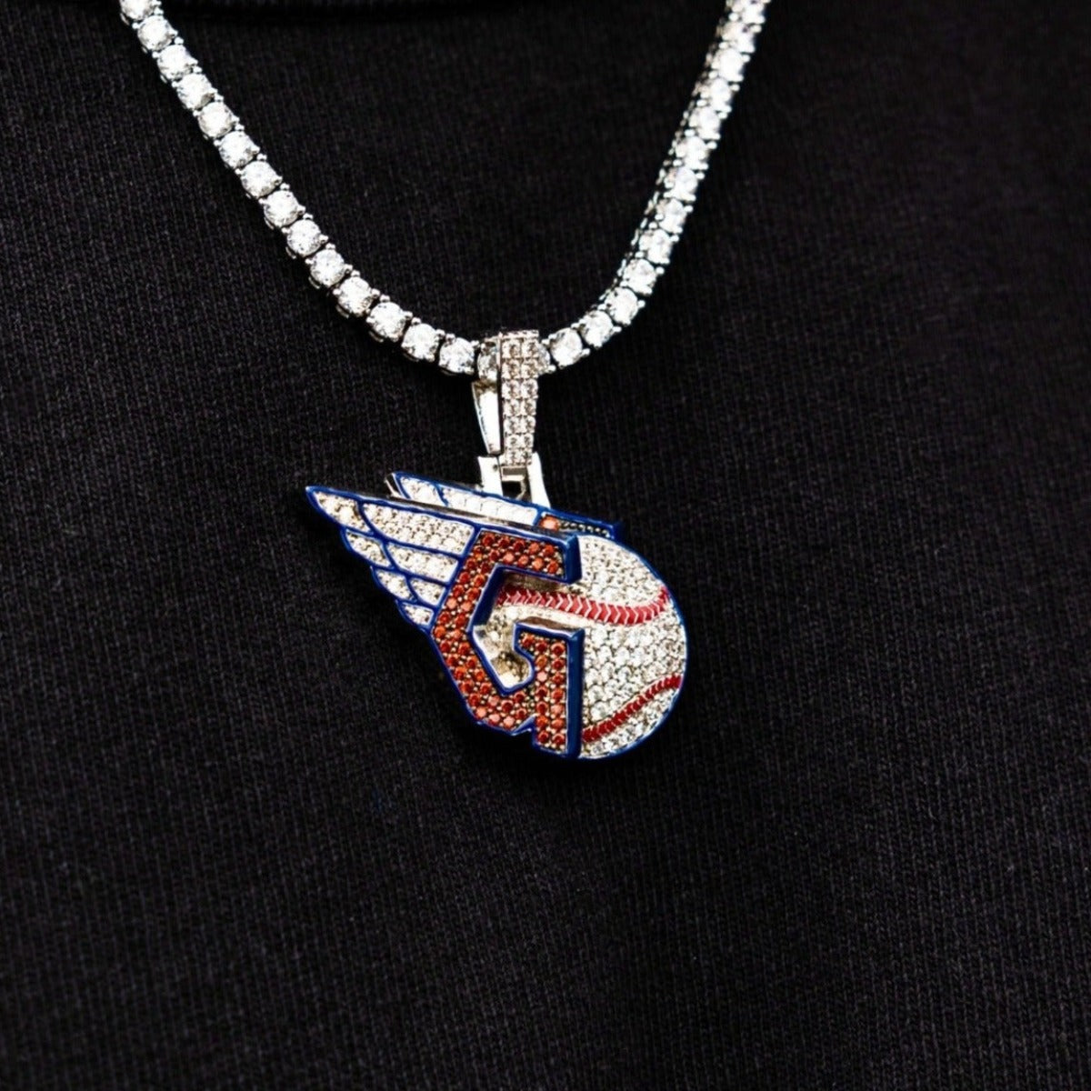 Cleveland Guardians Official MLB Logo Pendant