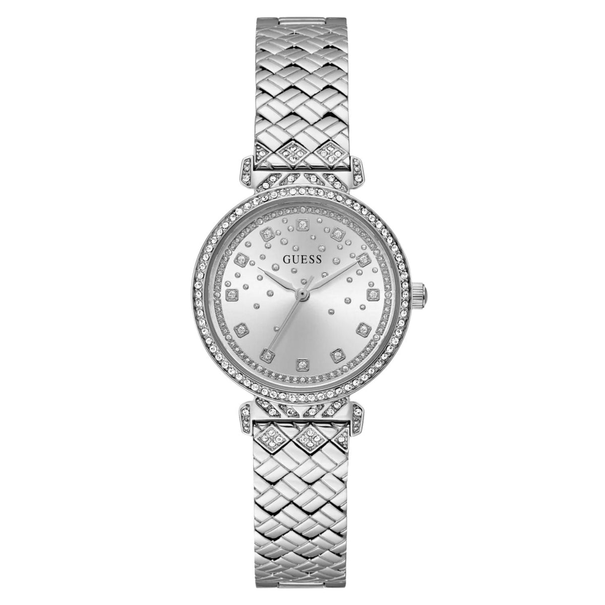 Guess Women's Enchantment Silver Dial Watch